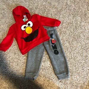 Elmo Sweat Suit Set - Size 3T